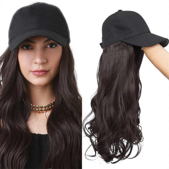 Europe and the United States female realistic long hair wig small fashion one-piece transparent lace